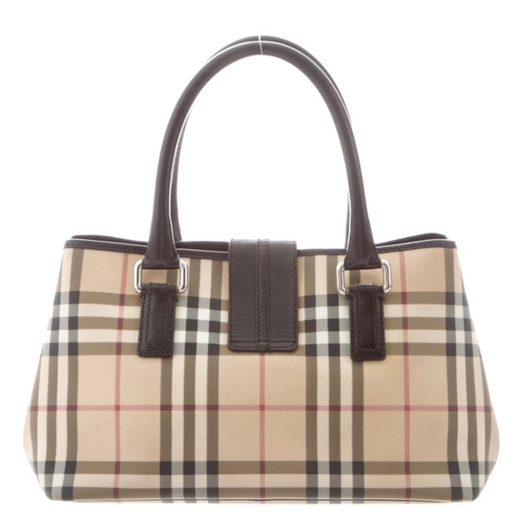 Authentic Burberry Satchel Purse - Picture 2 of 11